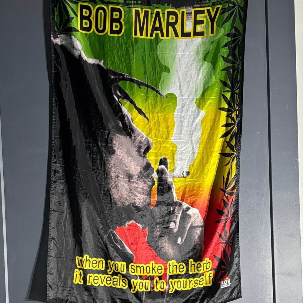 Bob Marley Smoking Flag Tapestry